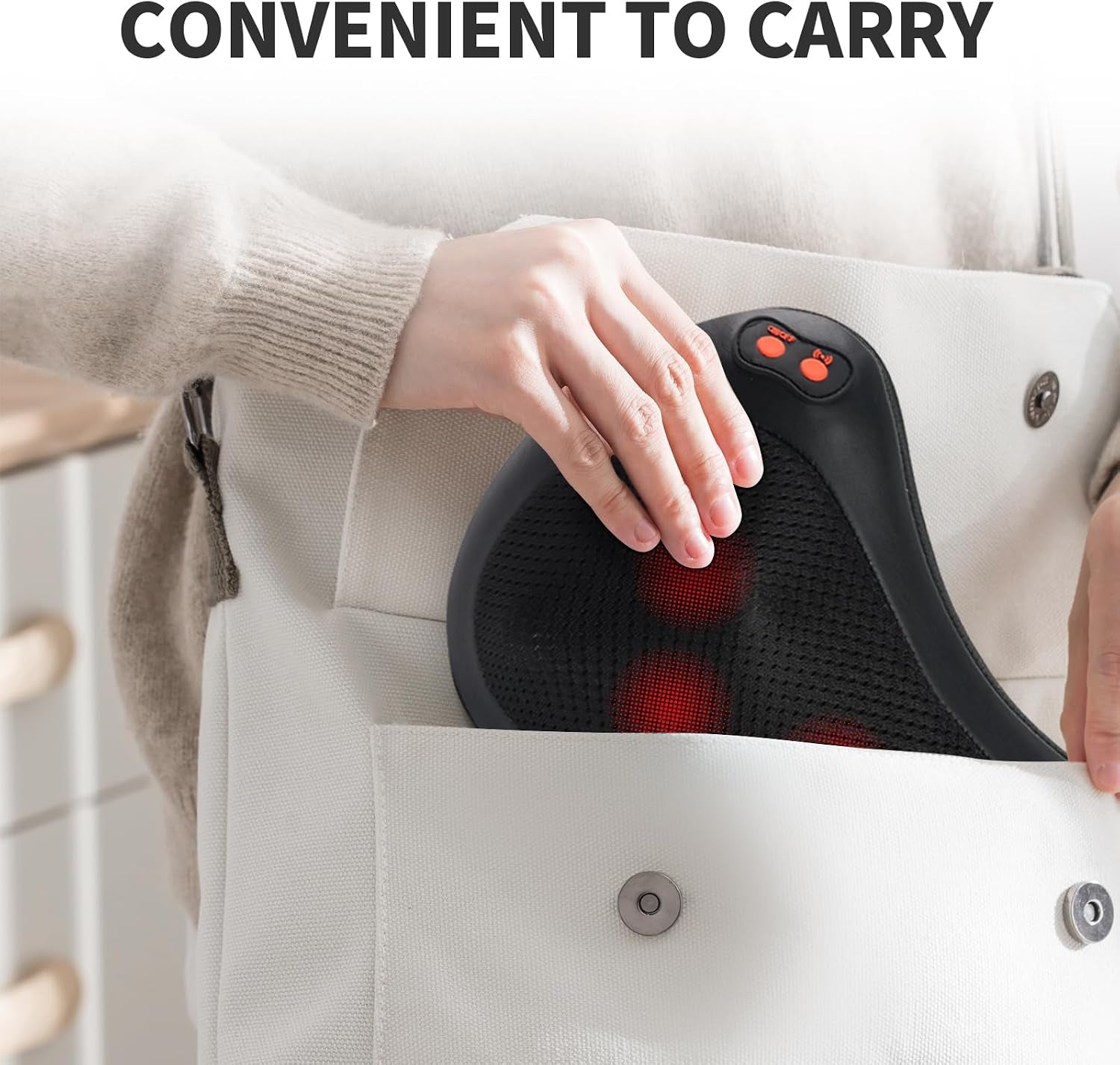Back Massager with Heat Shiatsu Neck Massager for Relax Muscles